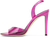Thumbnail for your product : Giuseppe Zanotti Pink Basic Slingback 105mm Heeled Sandals
