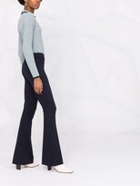 Thumbnail for your product : Blanca Vita Mid-Rise Flared Trousers