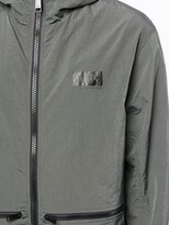 Thumbnail for your product : Armani Exchange Logo-Print Zip-Up Jacket