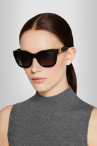 Thumbnail for your product : Dolce & Gabbana Mosaico cat-eye embellished acetate sunglasses