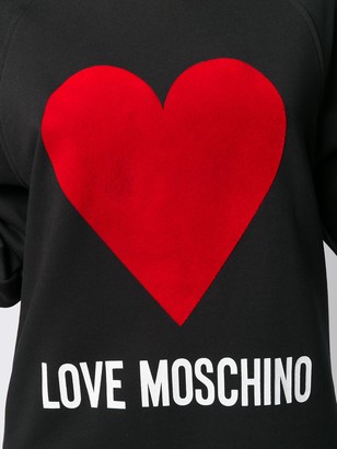 Love Moschino Logo Hoodie Dress