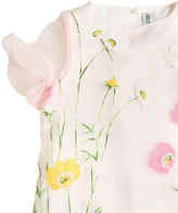 Thumbnail for your product : Simonetta Floral Embroidered Organza & Crepe Dress