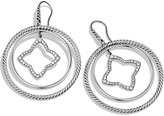 Thumbnail for your product : David Yurman Quatrefoil Large Earrings with Diamonds
