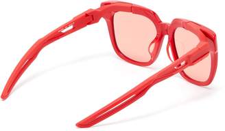 Balenciaga 'Hybrid' cutout temple acetate D-frame sunglasses