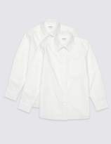 Thumbnail for your product : Marks and Spencer 2 Pack Girls’ Easy Dressing Blouses