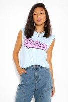 Thumbnail for your product : boohoo 90's Baby Shoulder Pad Tshirt