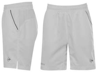 Dunlop Kids Perforated Tennis Shorts Junior Boys Pants Inner Brief Mesh Panels