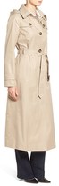 Thumbnail for your product : London Fog Women's Long Trench Raincoat With Removable Hood