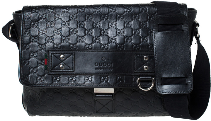 guccissima messenger bag