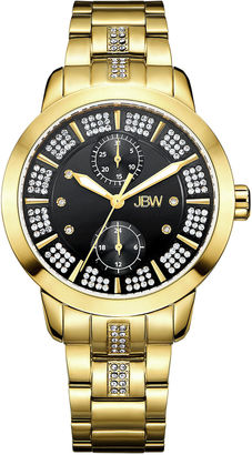 JBW Women's Lumen 0.06 ctw Diamond 18k gold-plated stainless-steel Watch J6341D