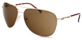 Thumbnail for your product : Kenneth Cole Reaction Men's Aviator Gold Sunglasses