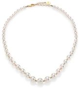 Thumbnail for your product : Majorica 6MM-10MM White Pearl Beaded Strand Necklace/16"
