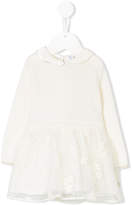 Thumbnail for your product : Simonetta knitted tulle detail dress