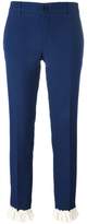 Gucci frill detail slim fit trousers