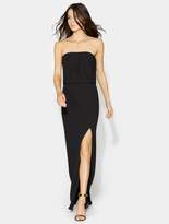 Thumbnail for your product : Halston Flowy Drape Back Gown