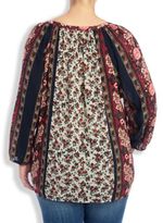 Thumbnail for your product : Lucky Brand Floral Scarf Print Top