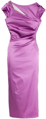 purple midi dress uk