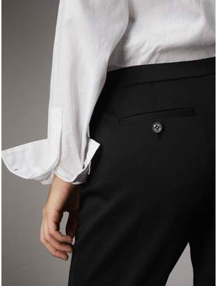 Burberry Slim-fit Stretch Wool Trousers