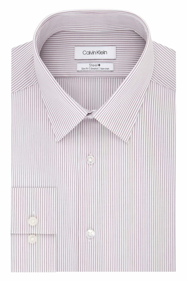 calvin klein red dress shirt