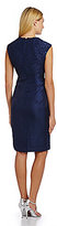 Thumbnail for your product : London Times Cap-Sleeve Tiered Dress