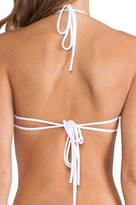 Thumbnail for your product : Tyler Rose Swimwear Jarret Cutout Mesh Triangle Top