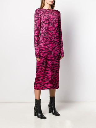 Andamane Zebra Print Dress
