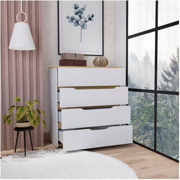 Latitude Run Zoe Dresser, Superior Top, Four Drawers