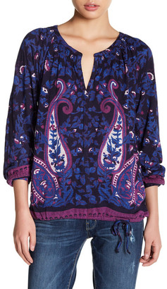 Lucky Brand Paisley Printed Blouse