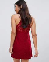 Thumbnail for your product : Abercrombie & Fitch Lace Halterneck Mini Dress