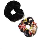 Thumbnail for your product : Nasty Gal Lisa Velvet Scrunchie Set