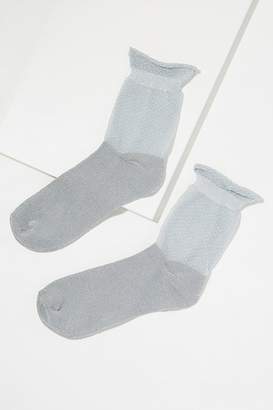 Becksöndergaard Two-Tone Metallic Ankle Socks