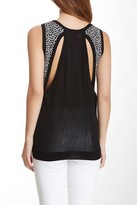 Thumbnail for your product : Shae Giraffe Print Woven Tank