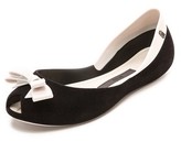 Thumbnail for your product : Melissa Velvety Queen Flats