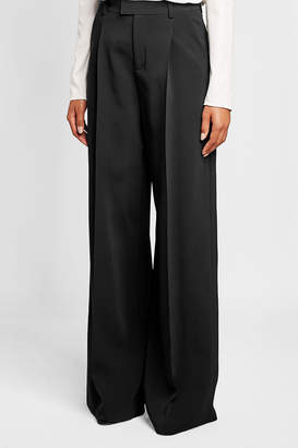 RED Valentino Wide-Leg Crepe Pants