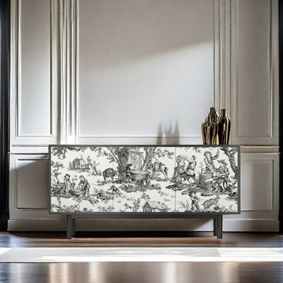 Atta Avenue Exquisite And Elegant High Quality Accent Cabinet 59.1 Console Table