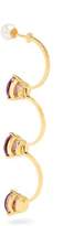 Thumbnail for your product : Delfina Delettrez Amethyst & Yellow Gold Single Earring - Womens - Purple
