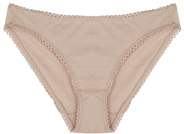 Araks Isabella white cotton briefs ShopStyle Panties