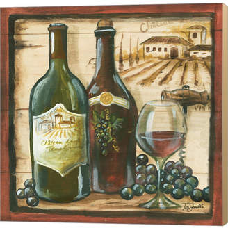 Metaverse Wooden Wine Square I By Tre Sorelle Studios Canvas Art