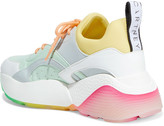 Thumbnail for your product : Stella McCartney Eclypse Neoprene And Faux Leather Exaggerated-sole Sneakers