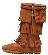 Thumbnail for your product : Minnetonka Kids's 3-Layer Zip-up Boots in Brown