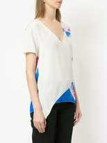 Thumbnail for your product : CNC Costume National tie-dye V-neck T-shirt