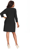Thumbnail for your product : Elementz Plus Size B-Slim Three-Quarter-Sleeve Dress