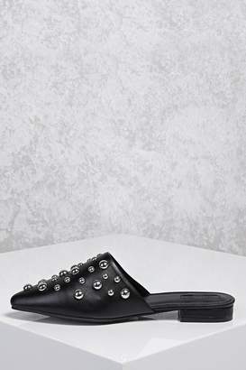 Forever 21 Bubble Stud Flat Mules