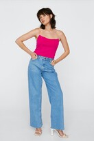 Thumbnail for your product : Nasty Gal Womens Petite Bandeau Boned Corset Top