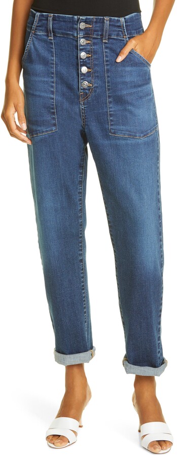 Veronica Beard Arya Straight Leg Jeans - ShopStyle