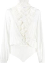 Thumbnail for your product : P.A.R.O.S.H. Ruffled Neckline Blouse