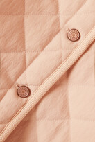 Thumbnail for your product : See by Chloe Oversized Quilted Cotton-blend Jacket - Pink