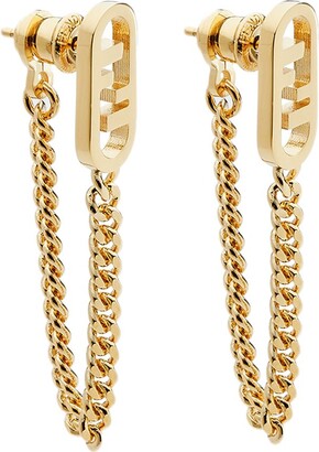 FENDI| (OLock Single earrings (8AH289 AG05 F0ZTW)) Fendi O'Lock Earrings - ShopStyle
