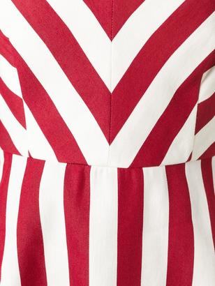 RED Valentino striped dress