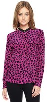 Thumbnail for your product : Juicy Couture Dotty Cheetah Silk Blouse